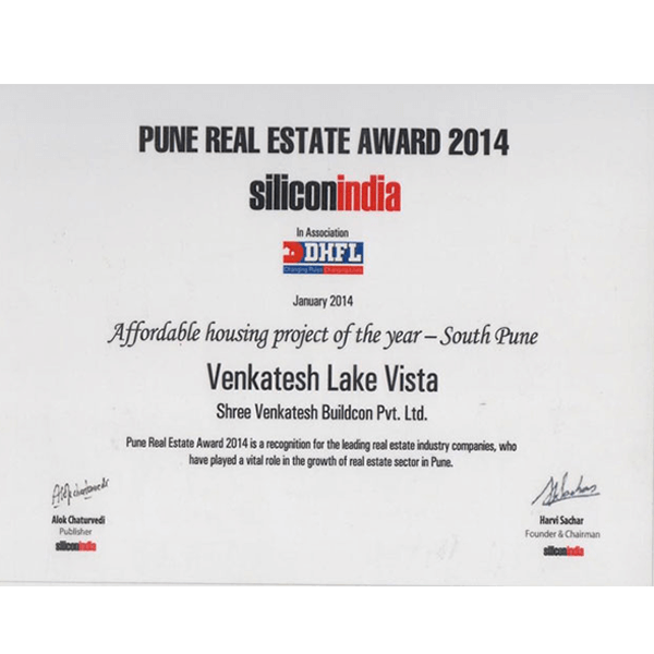 Pune Real Estate Award 2014